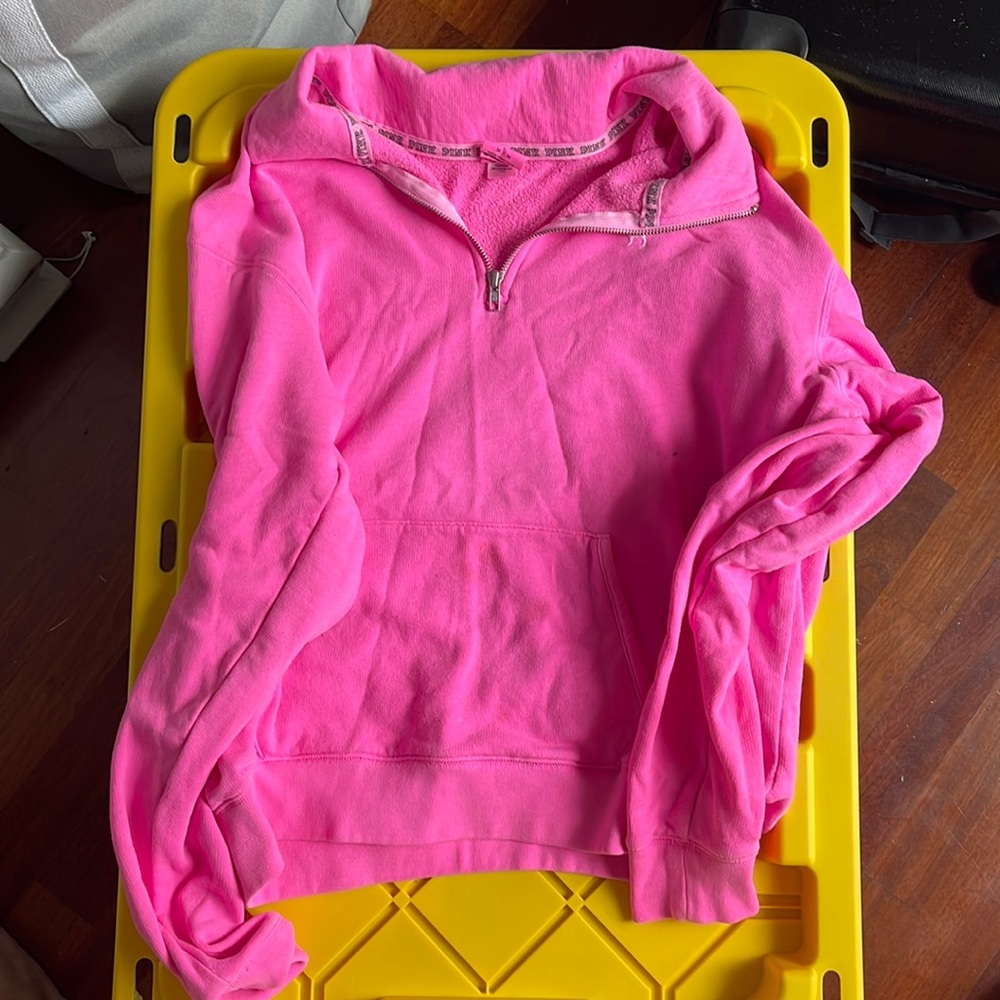 pink pullover